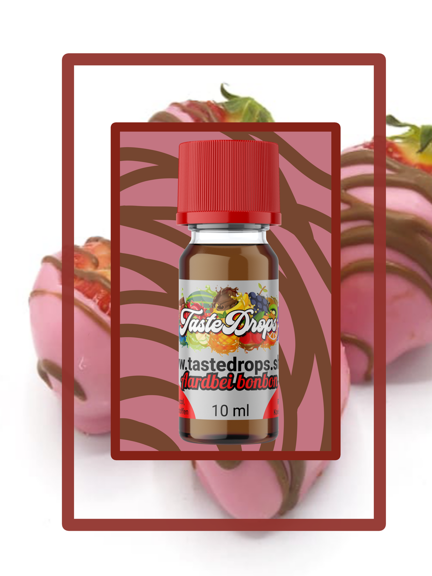 taste drops smaak aroma aardbei-bonbon toevoeging voor drankjes