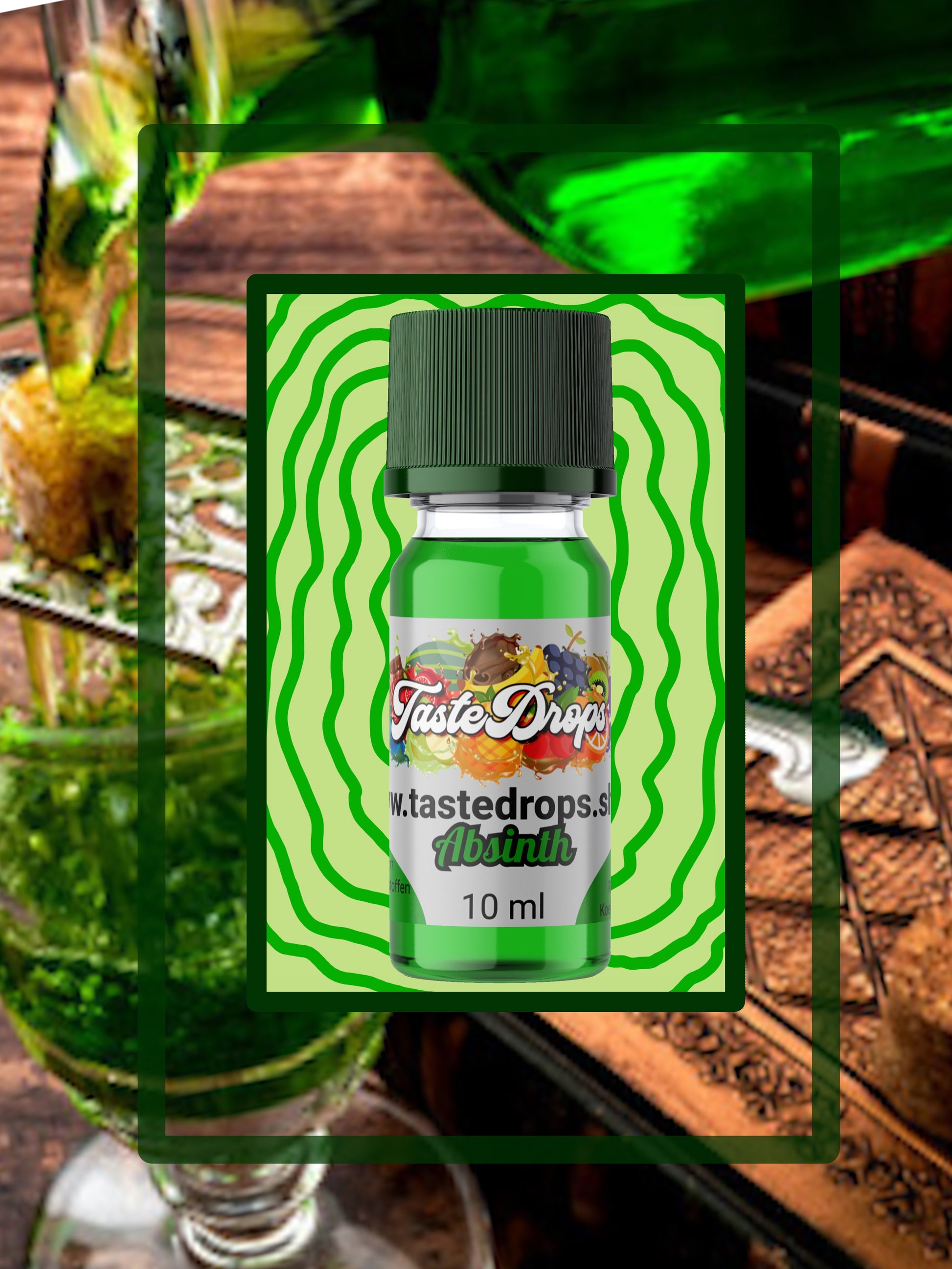 taste drops smaak aroma absinth toevoeging voor drankjes