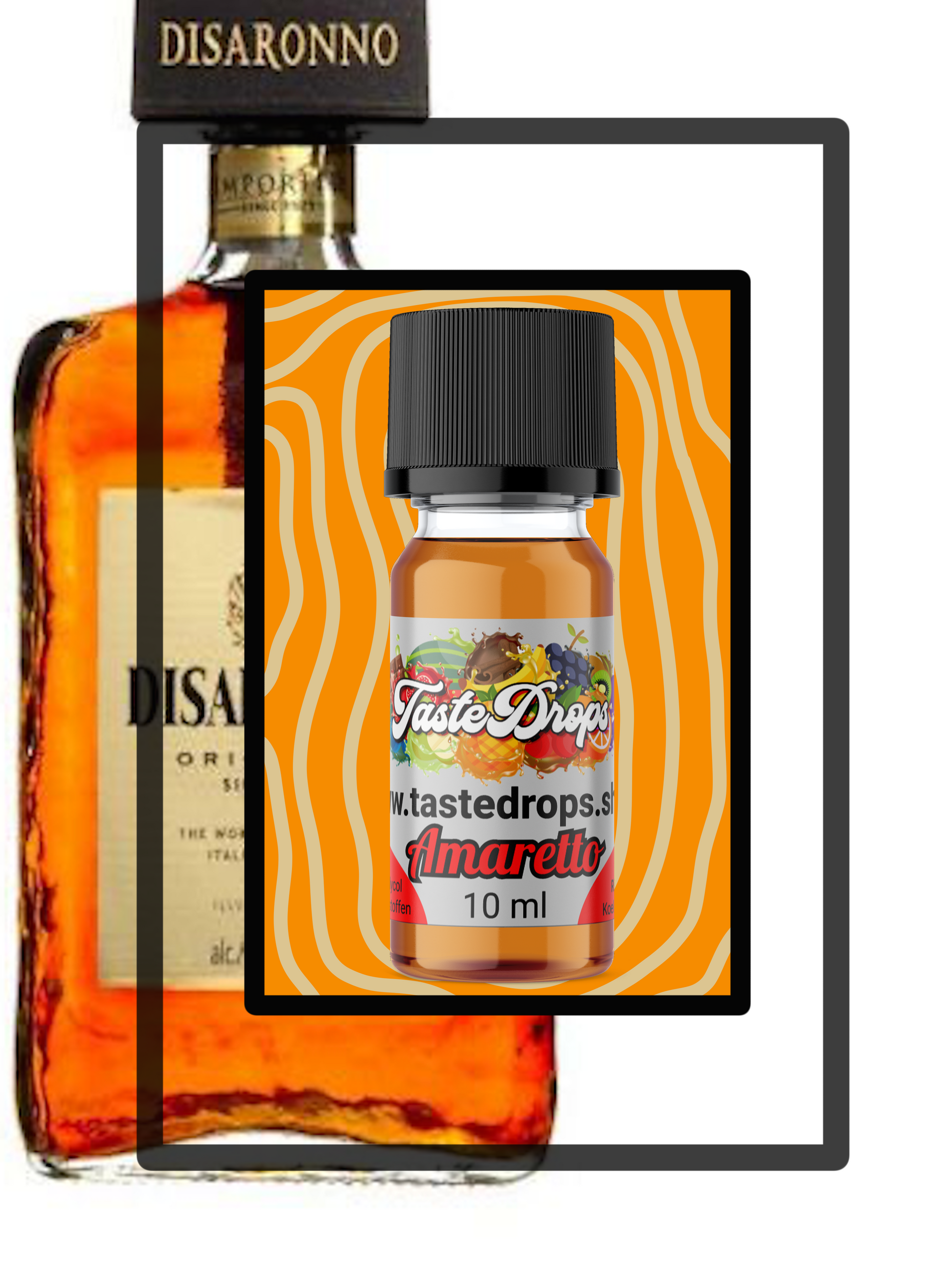 taste drops smaak aroma amaretto toevoeging voor drankjes