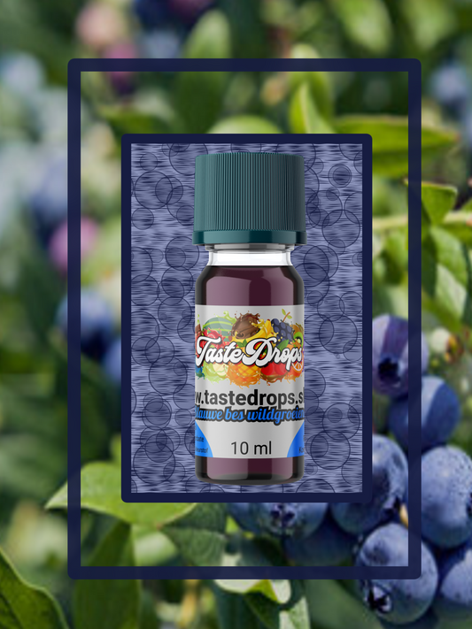 taste drops smaak aroma blauwe bes wildgroeiend toevoeging voor drankjes