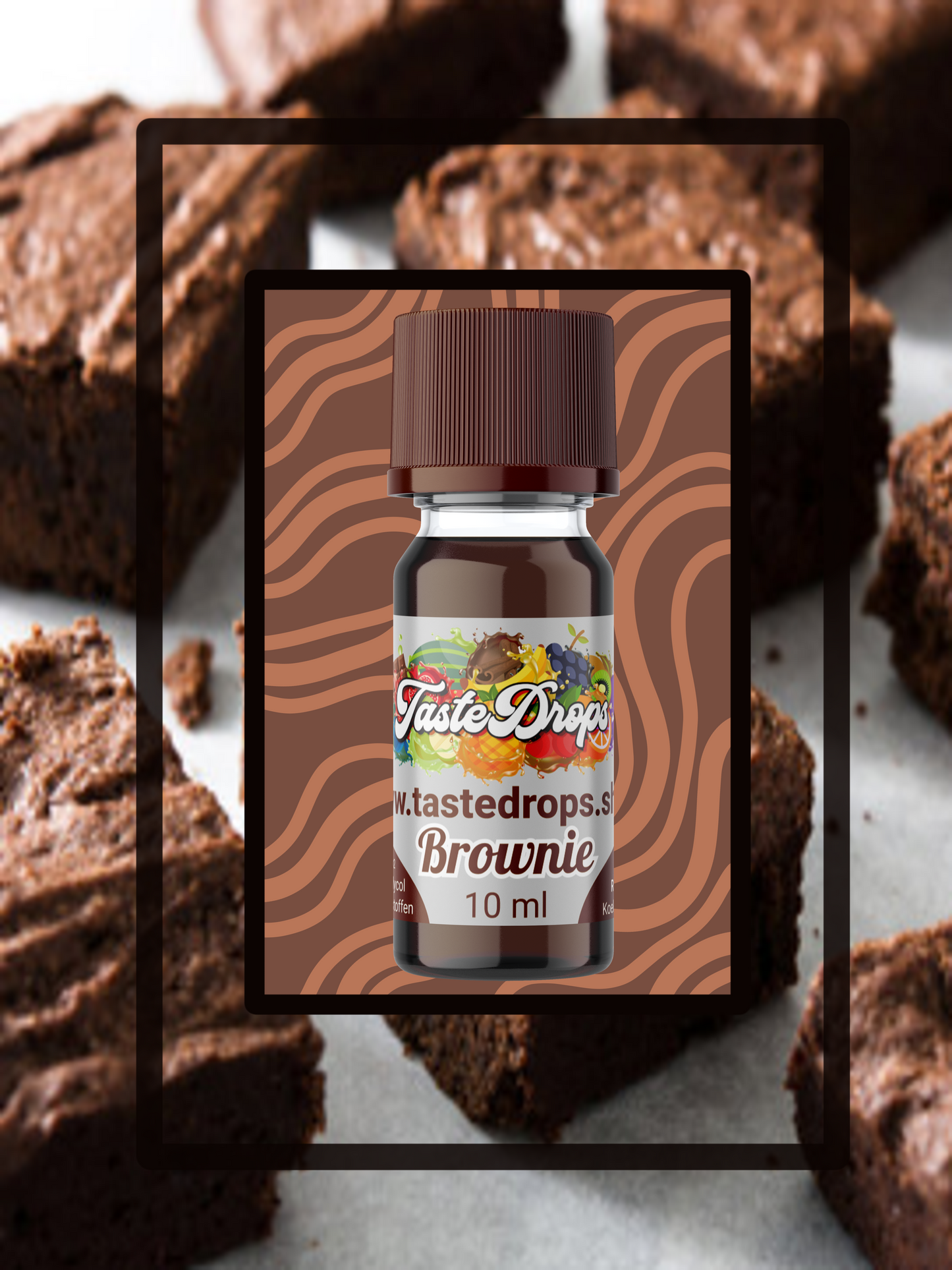 taste drops aroma brownie smaak toevoeging voor drankjes