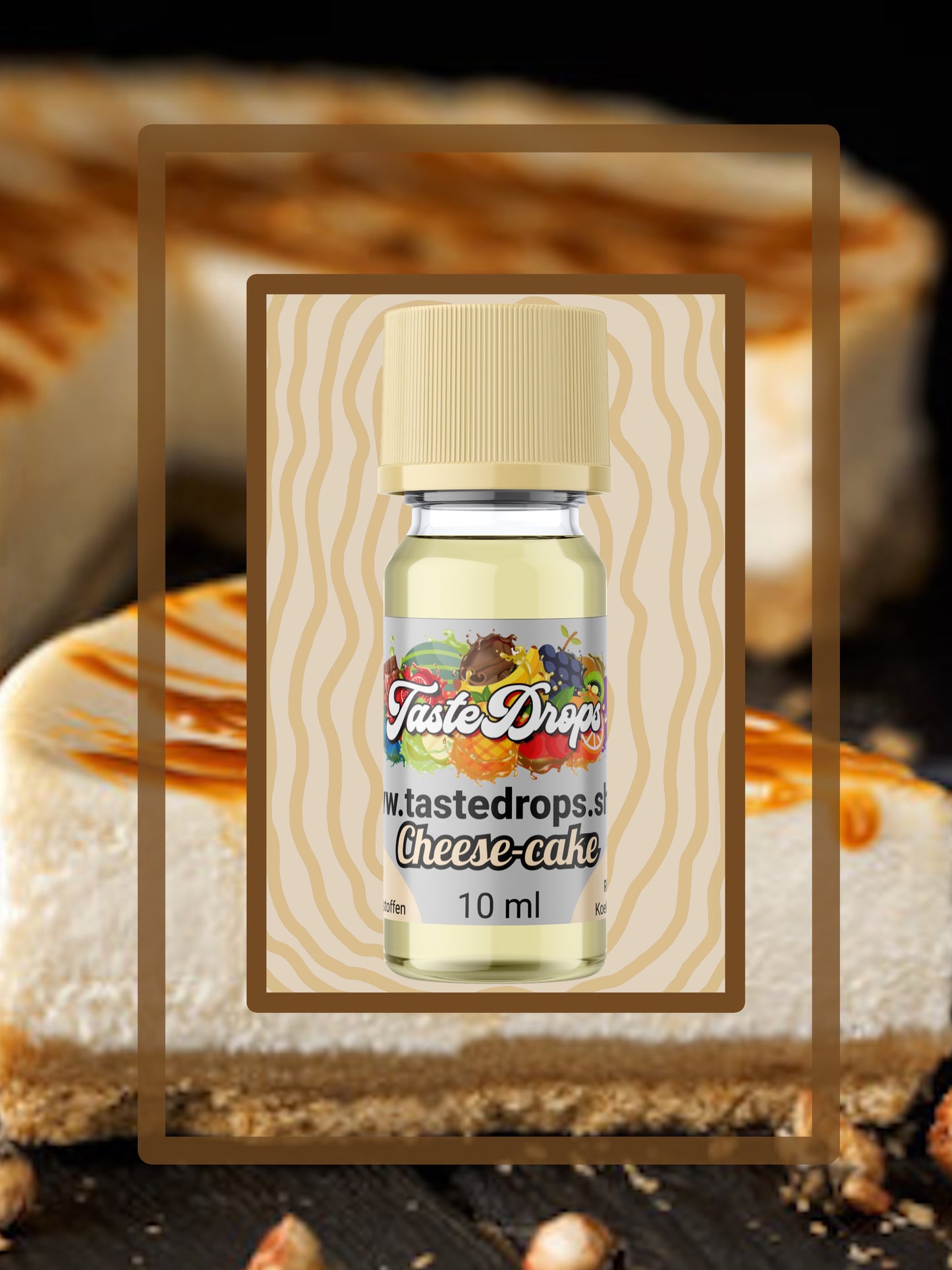 taste drops aroma cheese-cake smaak toevoeging drankjes