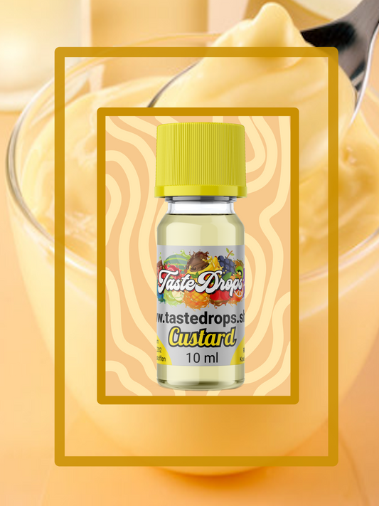 taste drops aroma custard smaak toevoeging voor drankjes