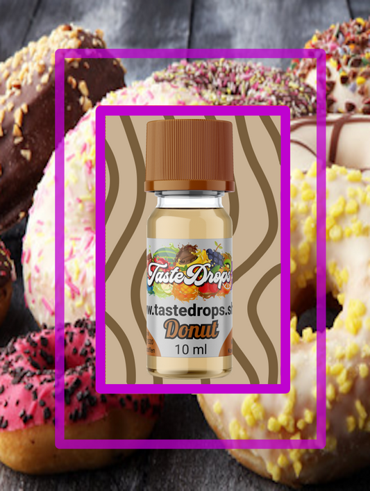 taste drops aroma donut smaak toevoeging voor drankjes