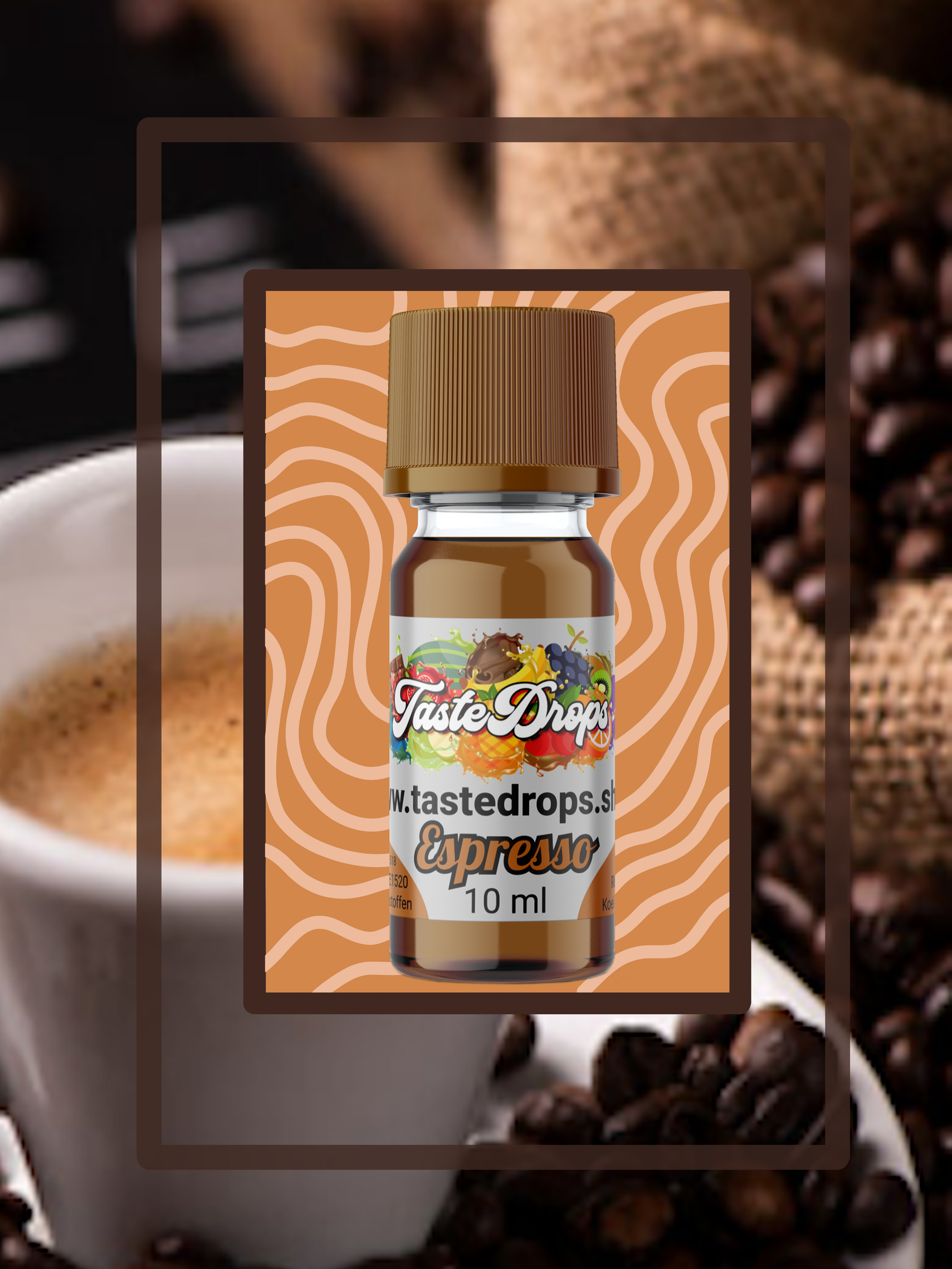 taste drops aroma espresso smaak toevoeging voor drankjes