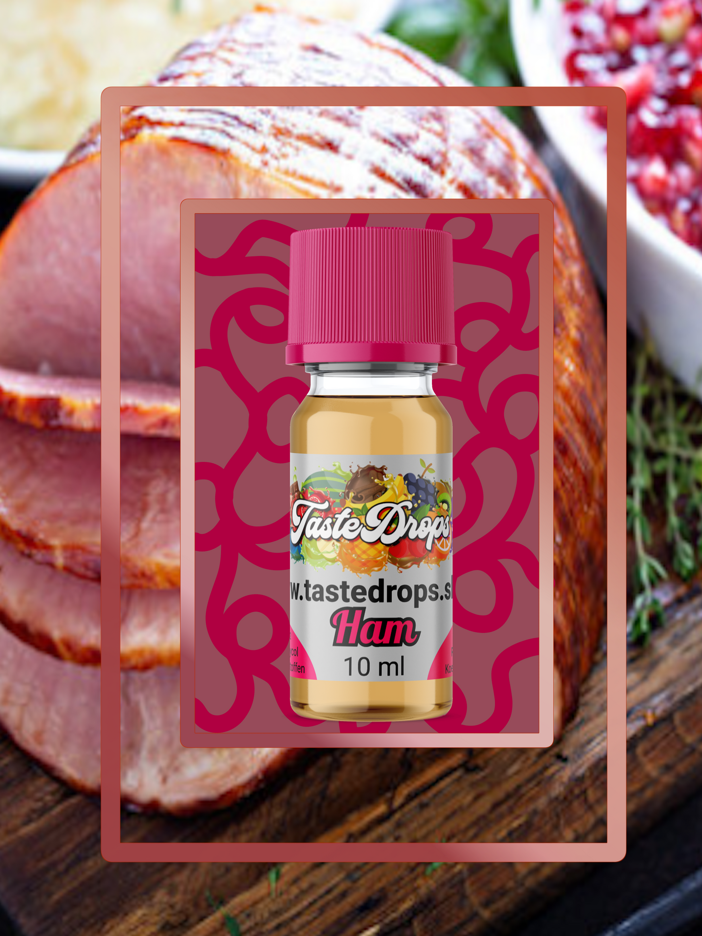 taste drops aroma ham smaak toevoeging voor drankjes