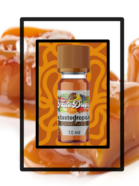 taste drops aroma karamel-zeezout smaak toevoeging voor drankjes