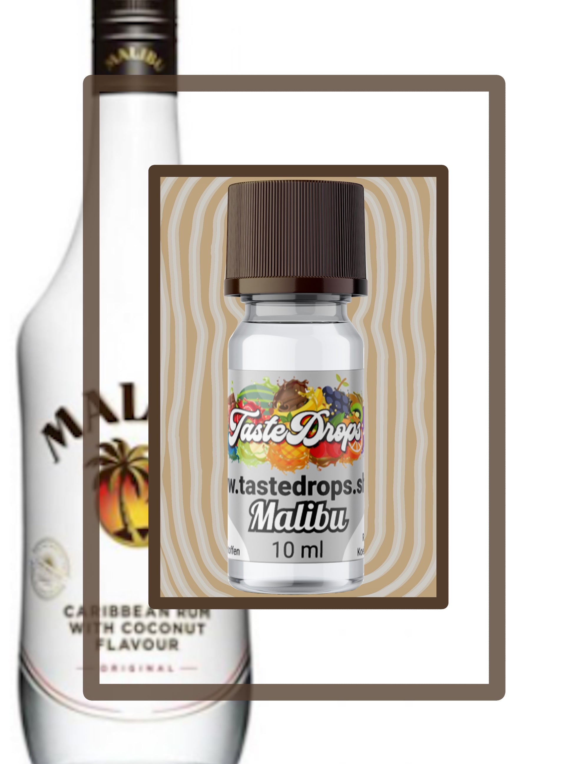 taste drops aroma Malibu smaak toevoeging voor drankjes