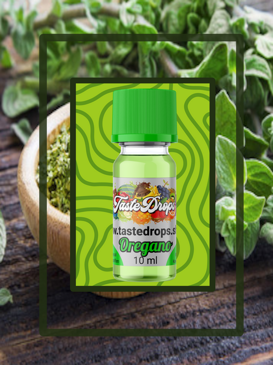 taste drops smaak aroma oregano toevoeging voor drankjes