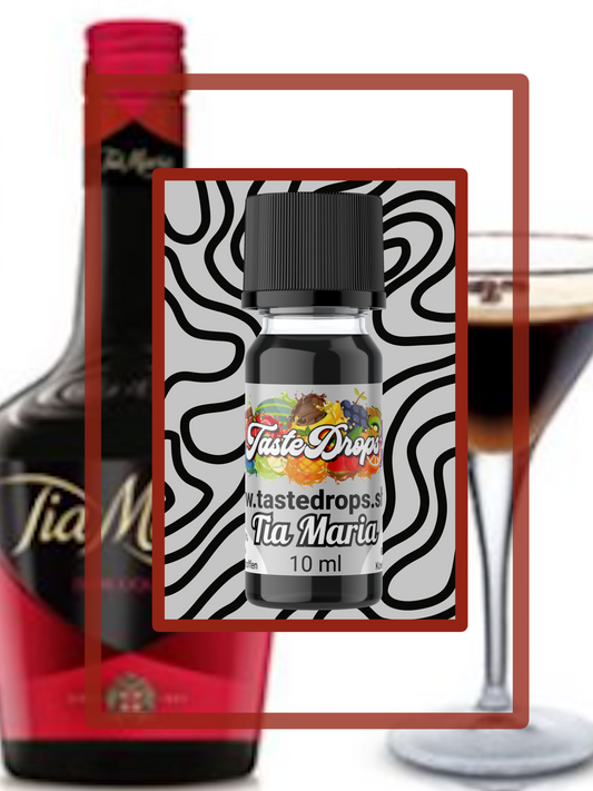 taste drops aroma Tia-maria smaak toevoeging voor drankjes