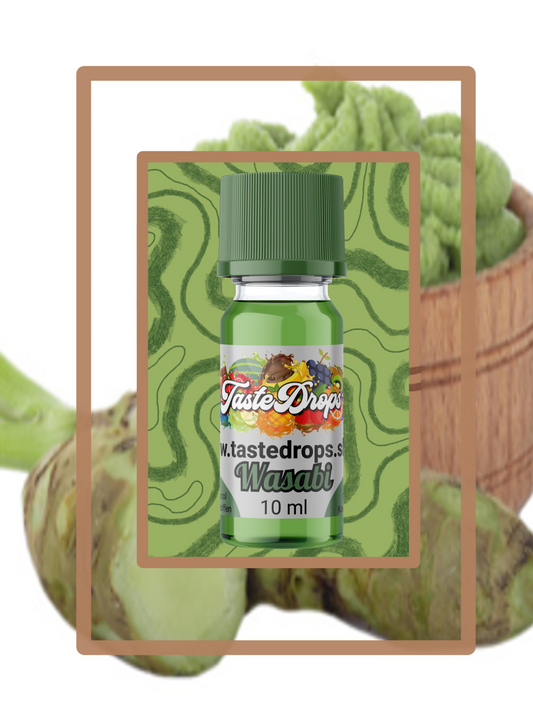 taste drops aroma wasabi smaak toevoeging voor drankjes